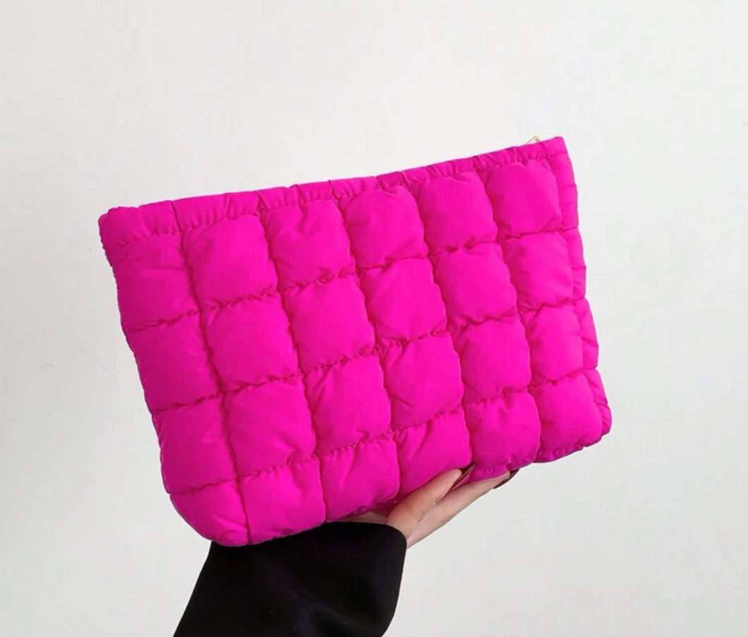 Pink Puffer Bag